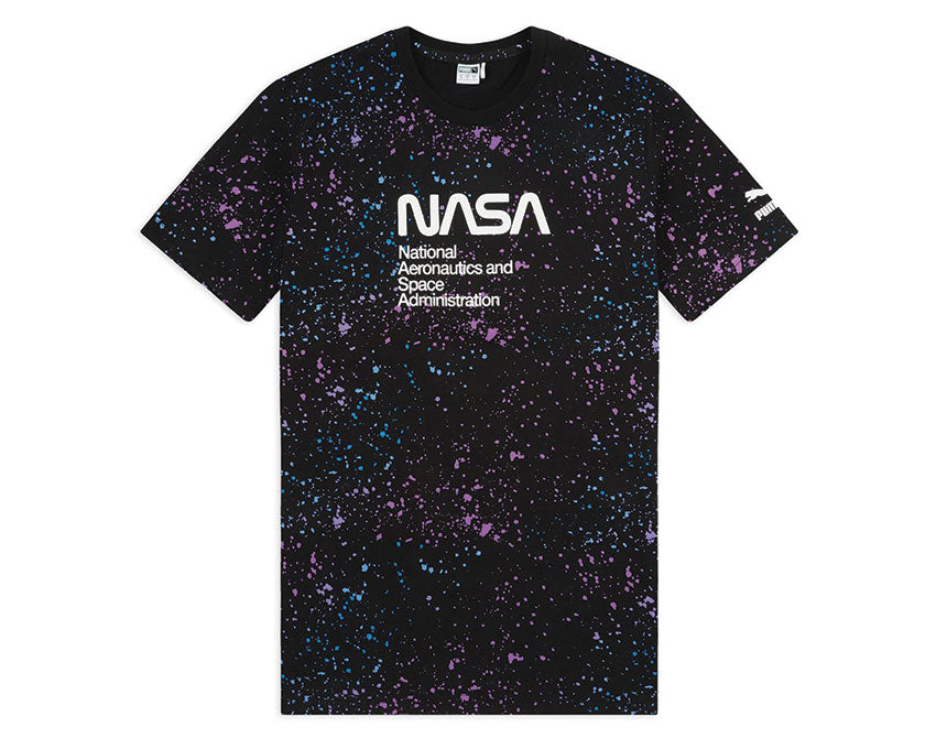 Puma Space Agency AOP Tee WBlackite 597238 01