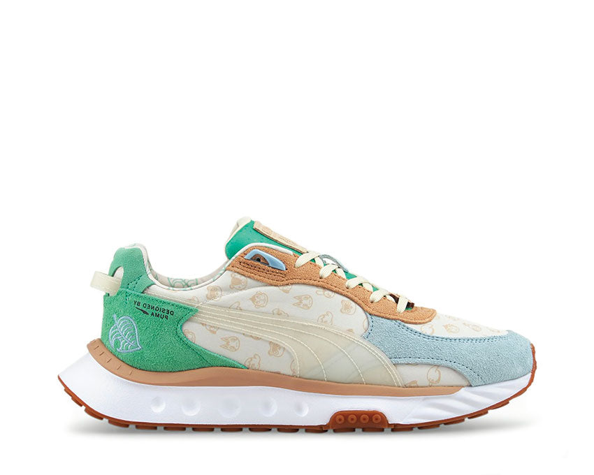 Puma Wild Rider X Animal Crossing Light Sky / Whisper White 382961 01