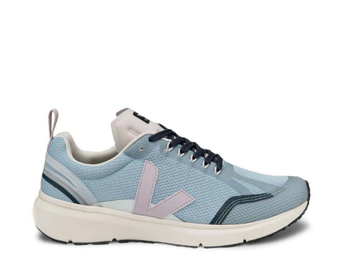 Veja Condor 2 Steel/Parme — zapatilla mujer malla ecológica