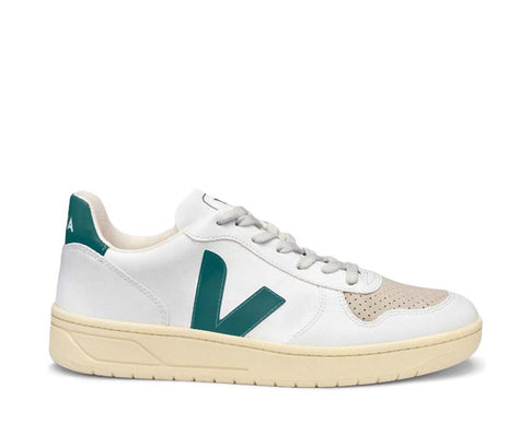 Veja V-10 White/Brittany — zapatilla mujer cuero ecológico