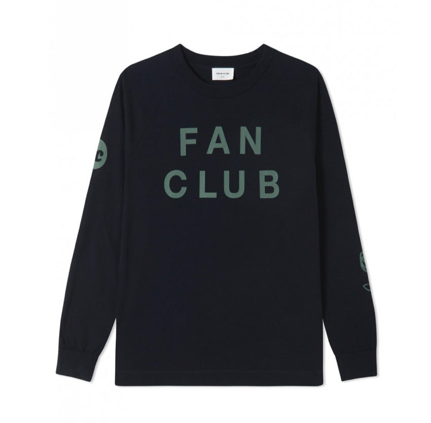 Wood Wood Han Long Sleeve Navy 11835410-2334